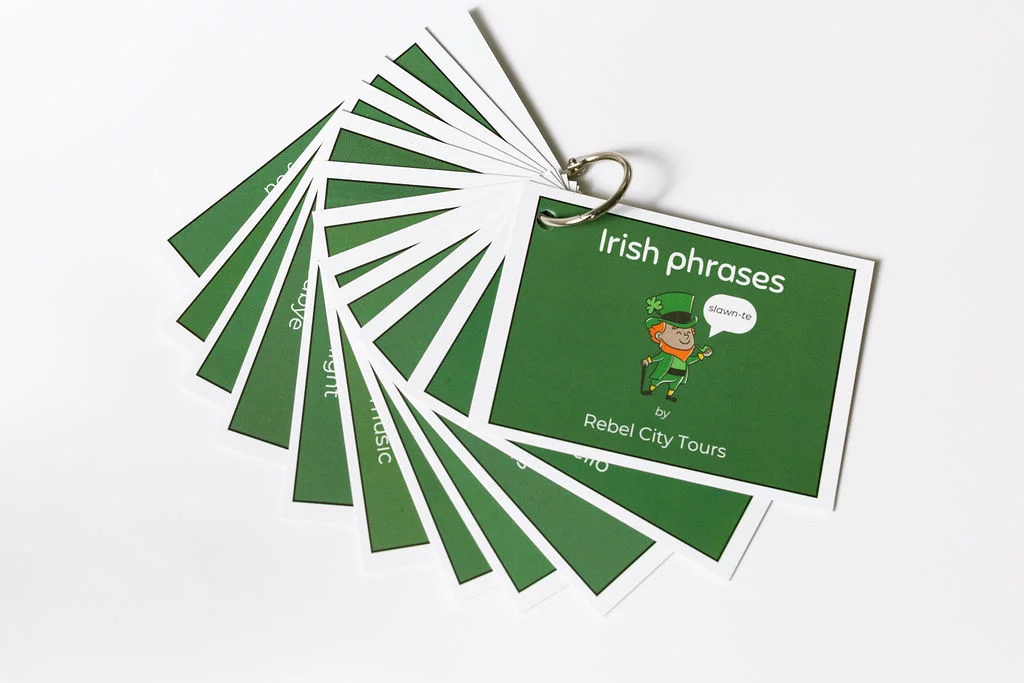 Irish Language Flashcards - Rebel City Tour
